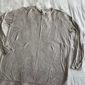 H&M Beige Long Sleeve Sweater
